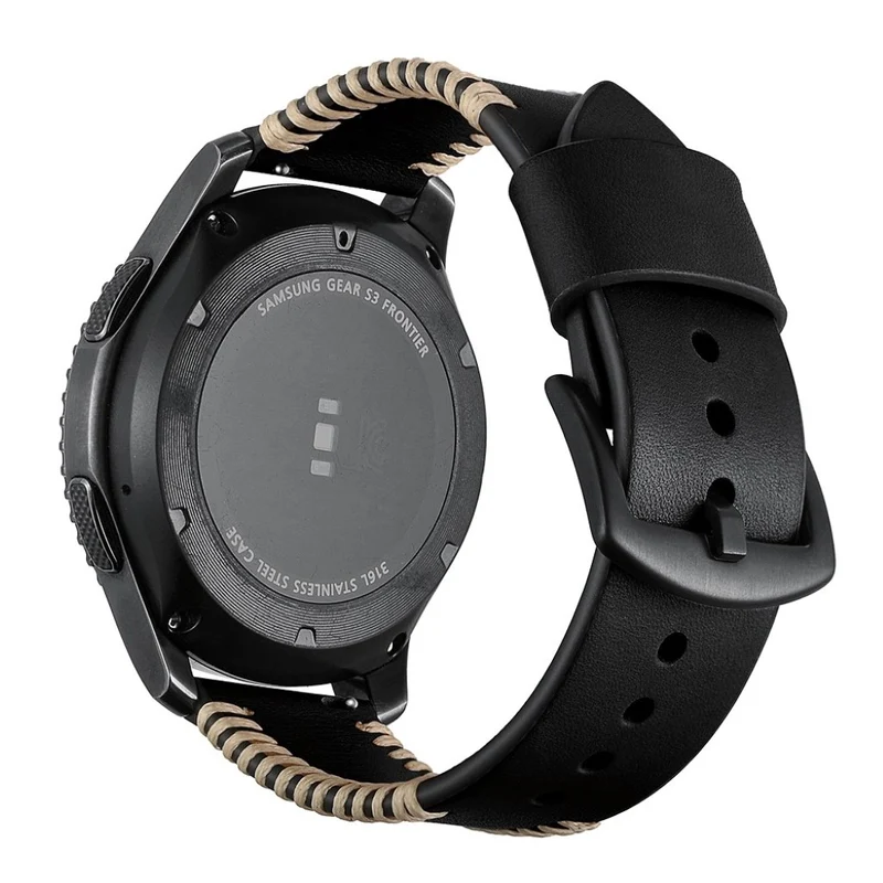 Sehr stilvoll Samsung Gear S3 Frontier Echtes Leder armband