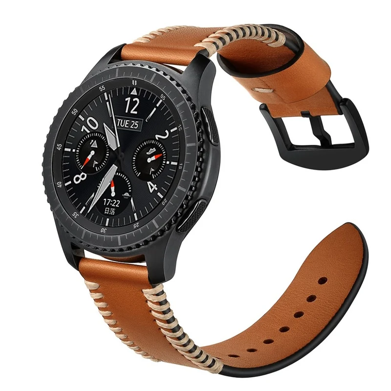 Sehr stilvoll Samsung Gear S3 Frontier Echtes Leder armband
