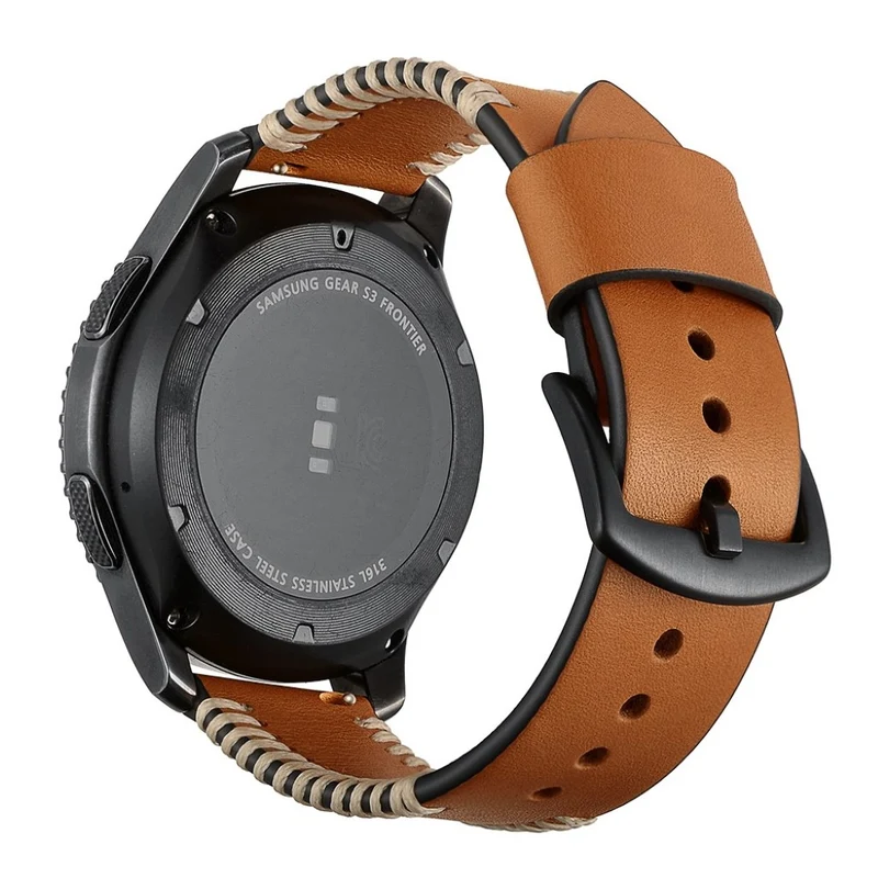 Sehr stilvoll Samsung Gear S3 Frontier Echtes Leder armband