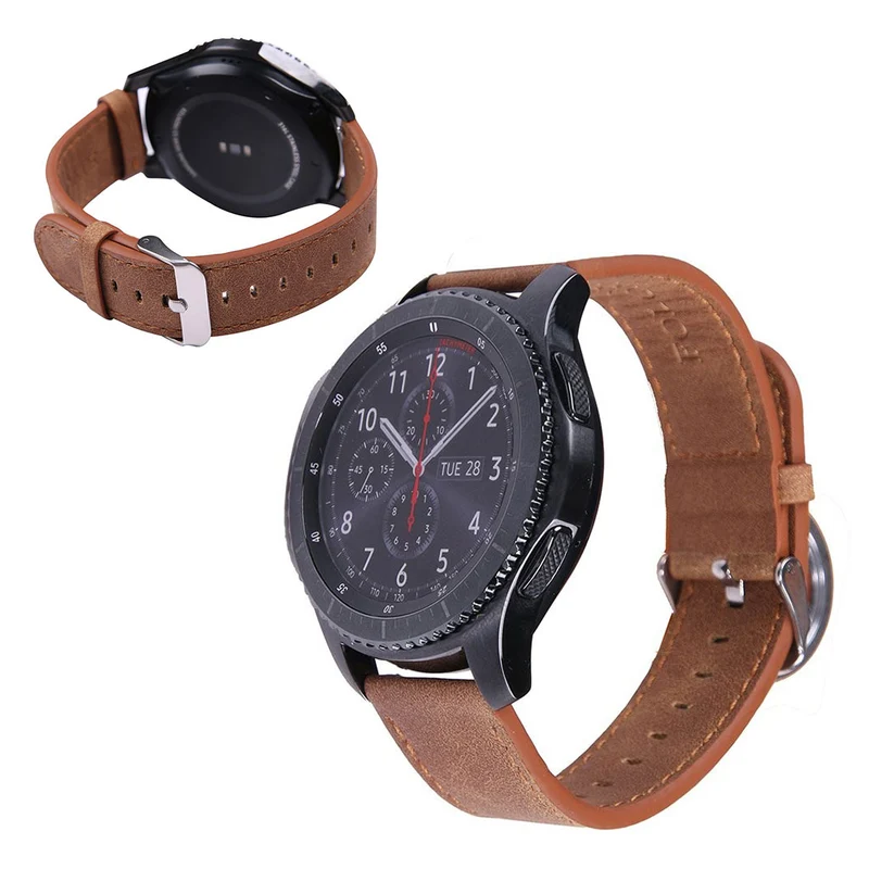 Haltbar Samsung Gear S3 Frontier Echtes Leder armband