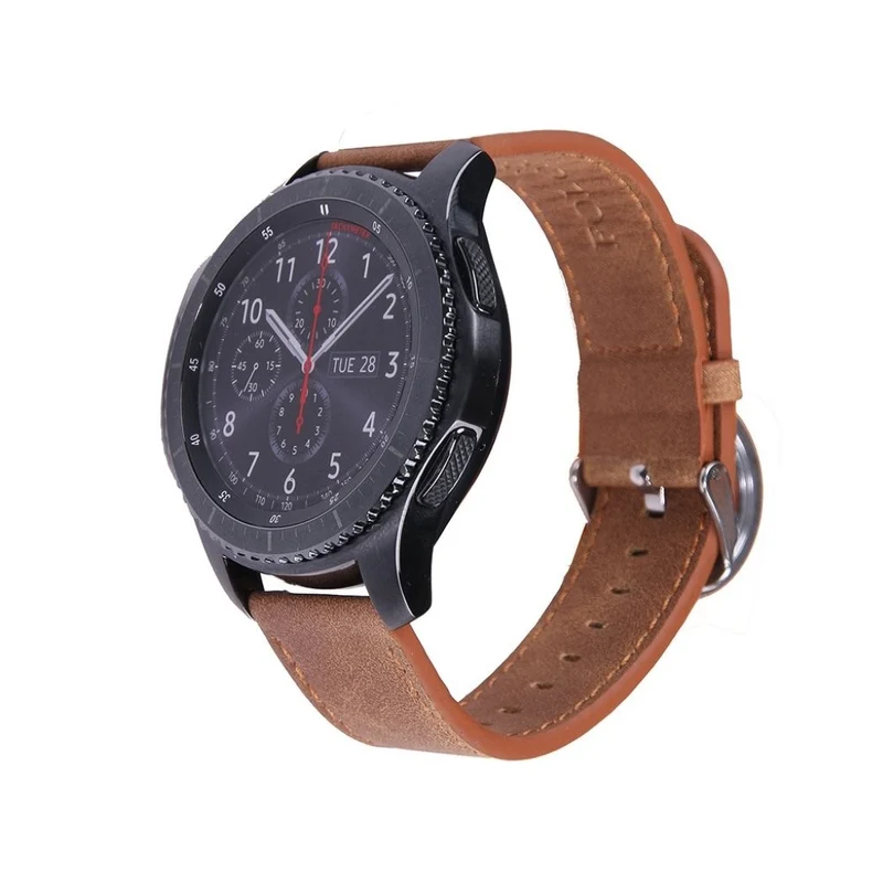Haltbar Samsung Gear S3 Frontier Echtes Leder armband