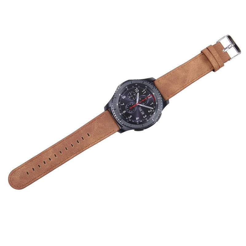 Haltbar Samsung Gear S3 Frontier Echtes Leder armband