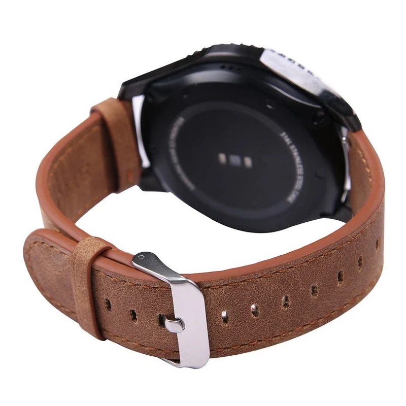 Haltbar Samsung Gear S3 Frontier Echtes Leder armband