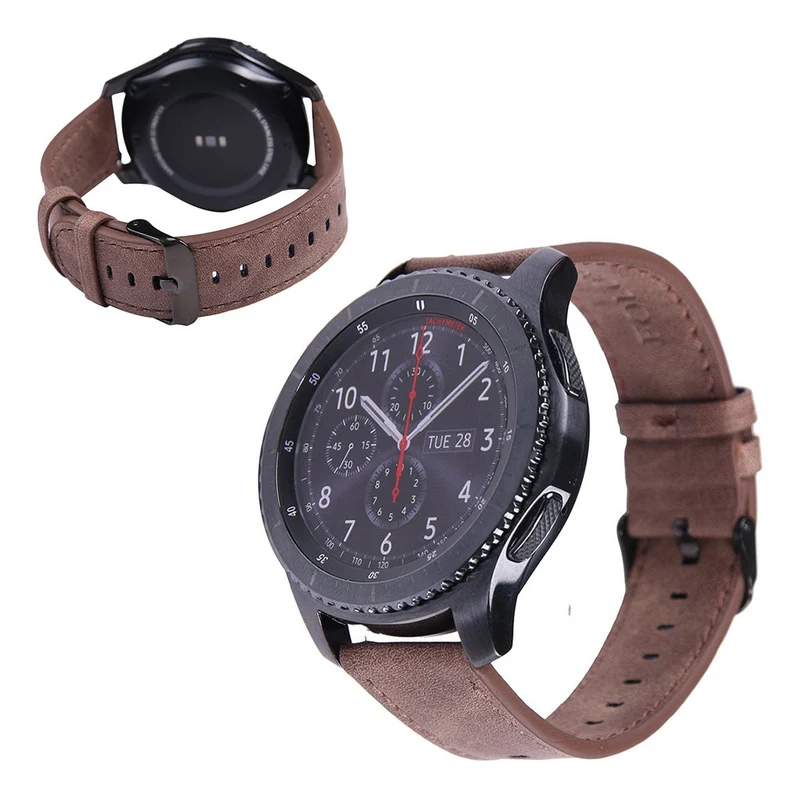 Haltbar Samsung Gear S3 Frontier Echtes Leder armband