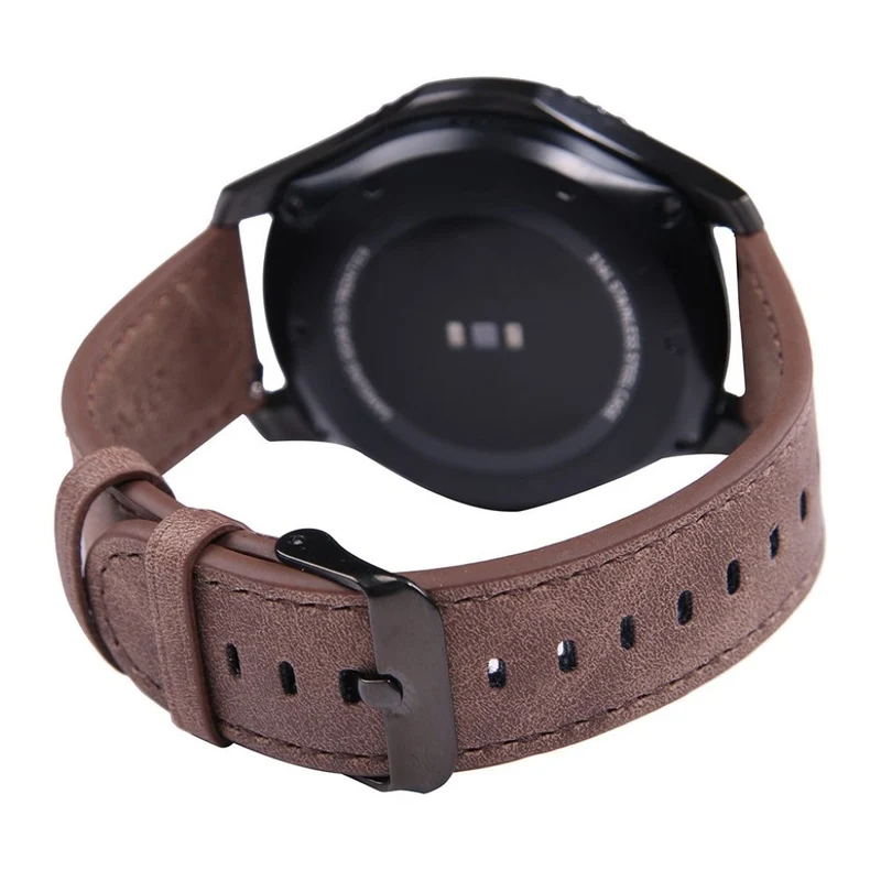 Haltbar Samsung Gear S3 Frontier Echtes Leder armband