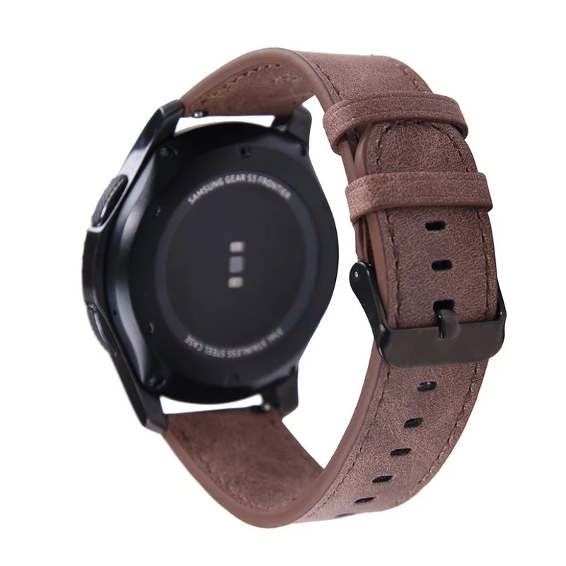 Haltbar Samsung Gear S3 Frontier Echtes Leder armband