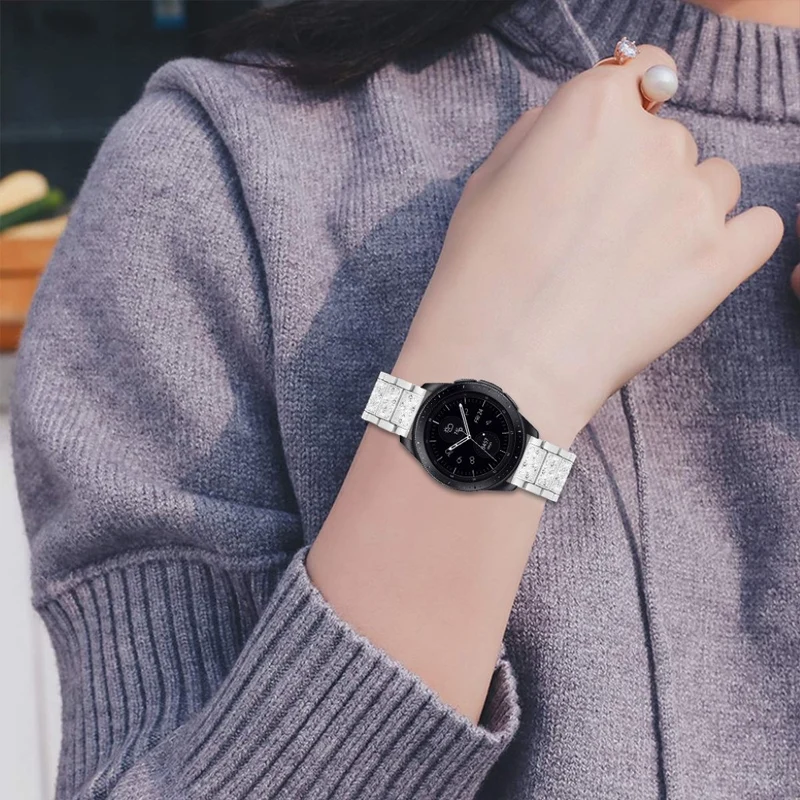 Stilvoll Samsung Gear S3 Frontier Metall und Strass armband