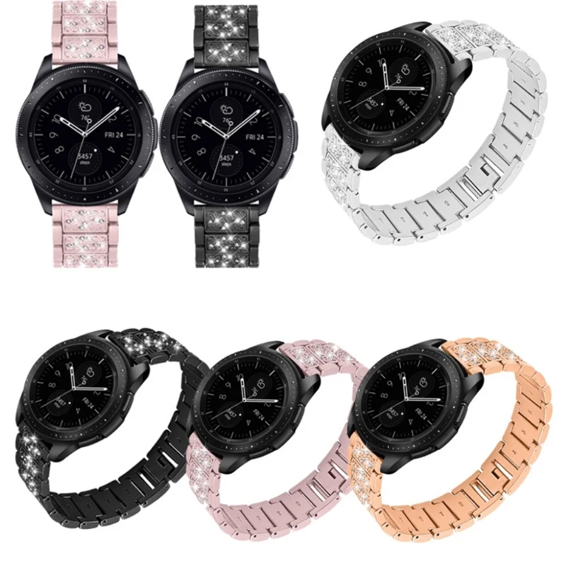 Stilvoll Samsung Gear S3 Frontier Metall und Strass armband