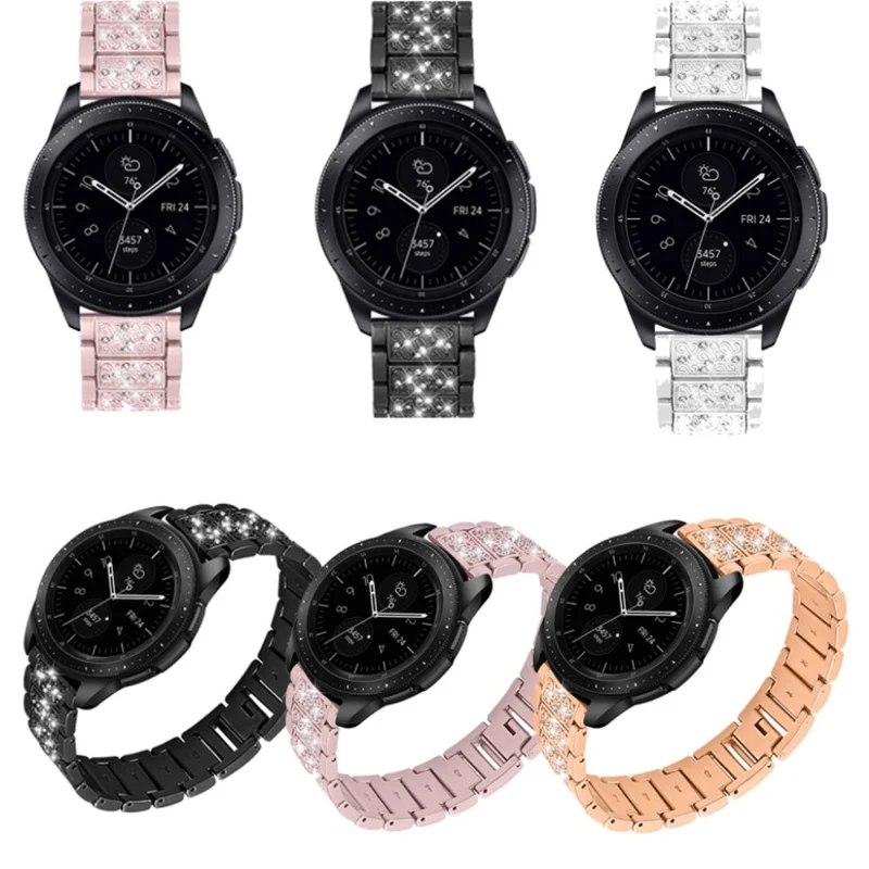 Stilvoll Samsung Gear S3 Frontier Metall und Strass armband