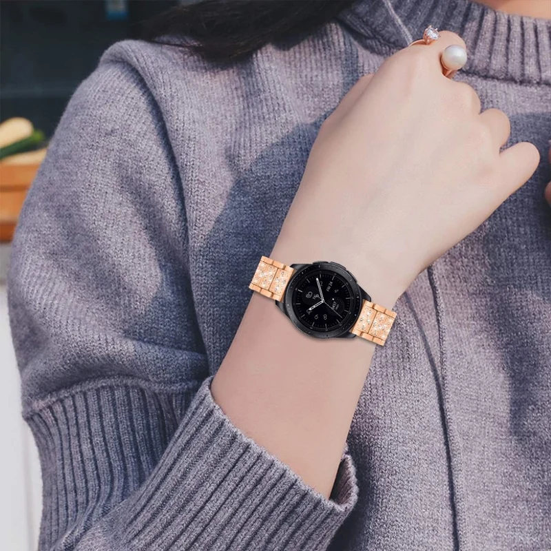 Stilvoll Samsung Gear S3 Frontier Metall und Strass armband