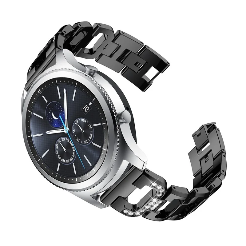 Sehr gut Samsung Gear S3 Frontier Metall und Strass armband