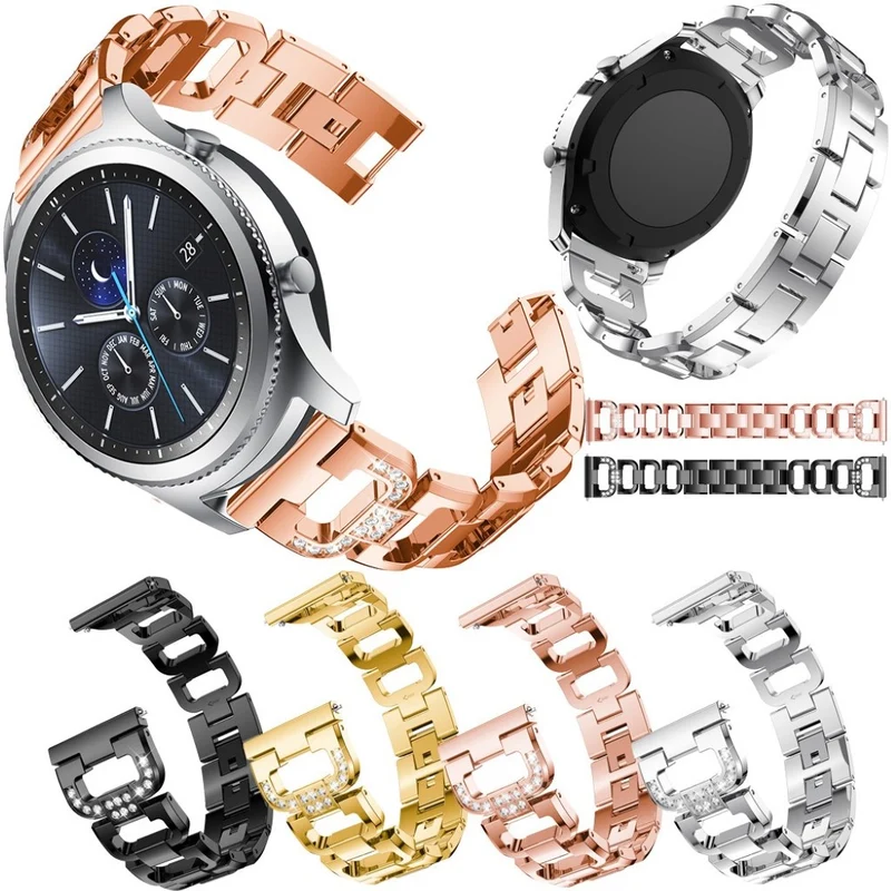 Sehr gut Samsung Gear S3 Frontier Metall und Strass armband