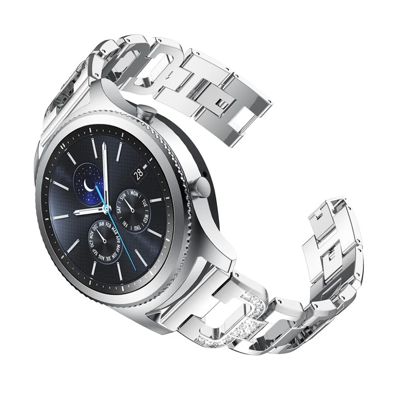Sehr gut Samsung Gear S3 Frontier Metall und Strass armband