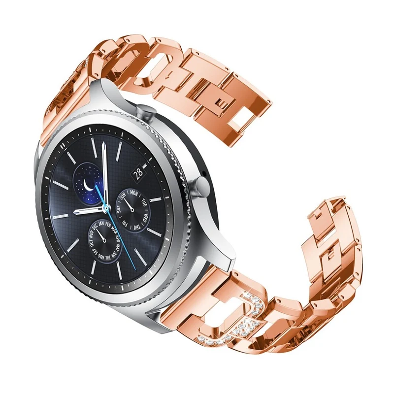 Sehr gut Samsung Gear S3 Frontier Metall und Strass armband