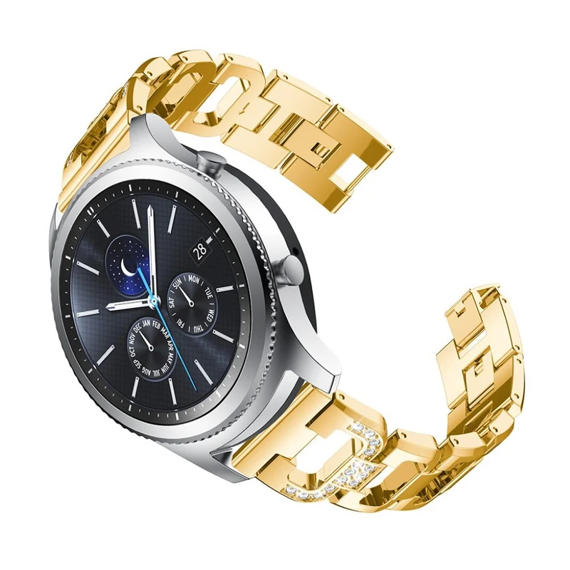 Sehr gut Samsung Gear S3 Frontier Metall und Strass armband