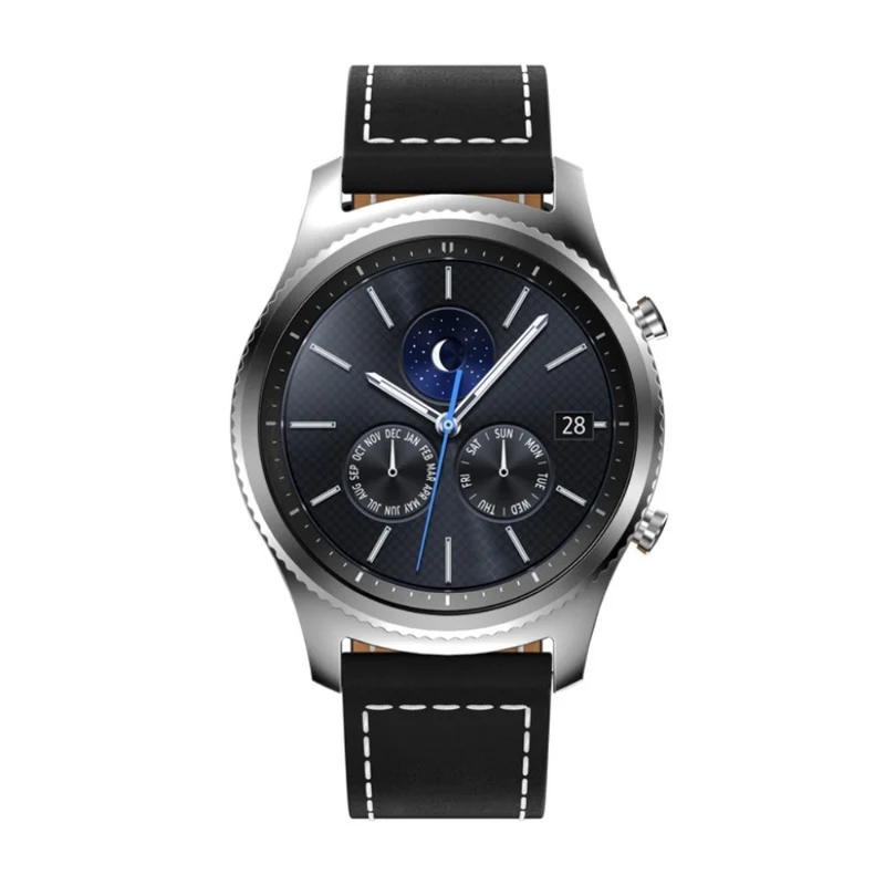 Super bequem Samsung Gear S3 Frontier Echtes Leder armband