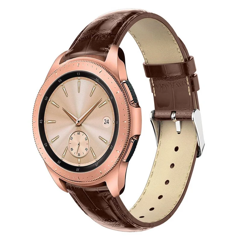 Entzückend Samsung Galaxy Watch (42mm) Echtes Leder armband