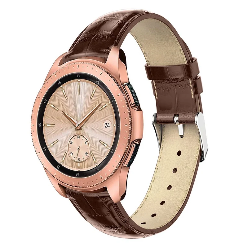 Entzückend Samsung Galaxy Watch (42mm) Echtes Leder armband