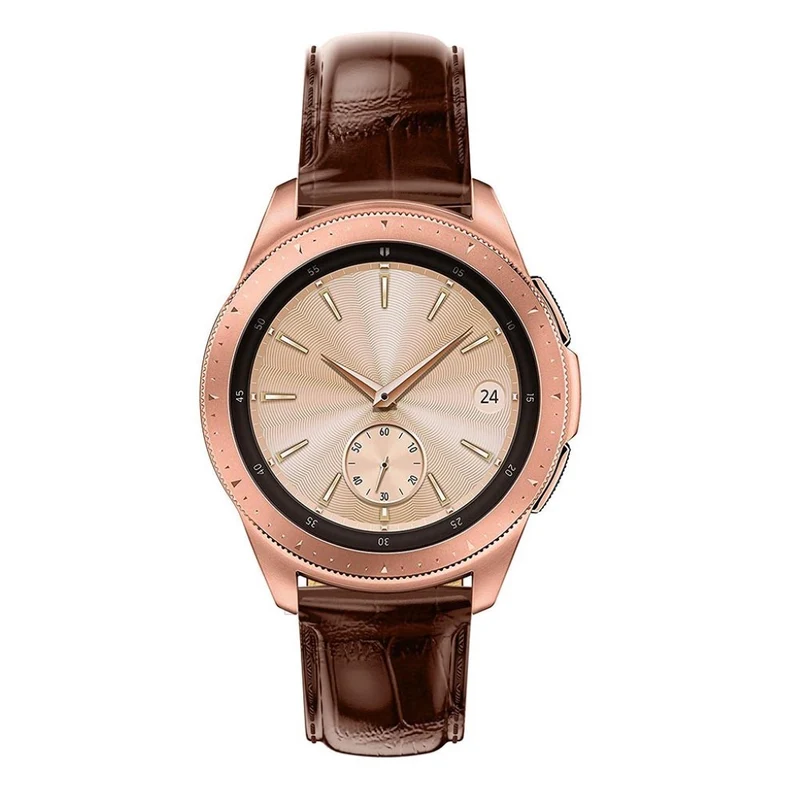 Entzückend Samsung Galaxy Watch (42mm) Echtes Leder armband