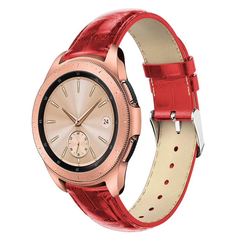 Entzückend Samsung Galaxy Watch (42mm) Echtes Leder armband
