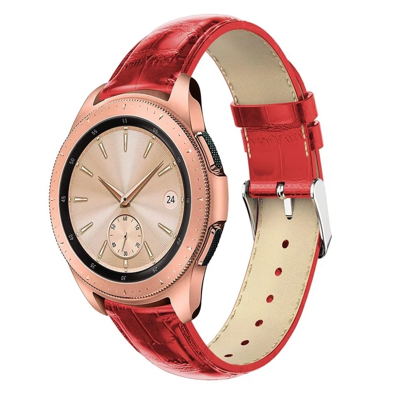 Entzückend Samsung Galaxy Watch (42mm) Echtes Leder armband