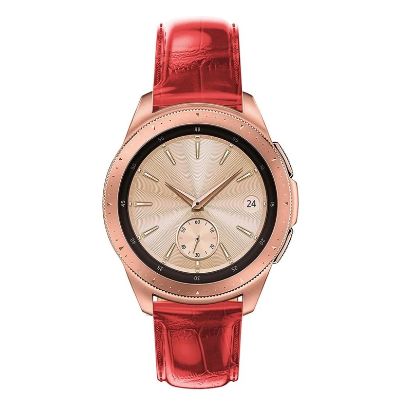 Entzückend Samsung Galaxy Watch (42mm) Echtes Leder armband