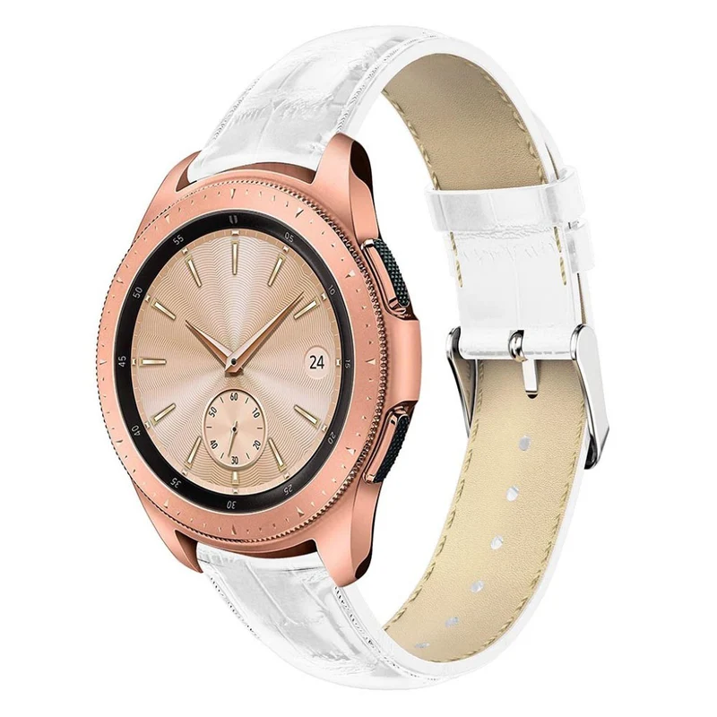 Entzückend Samsung Galaxy Watch (42mm) Echtes Leder armband