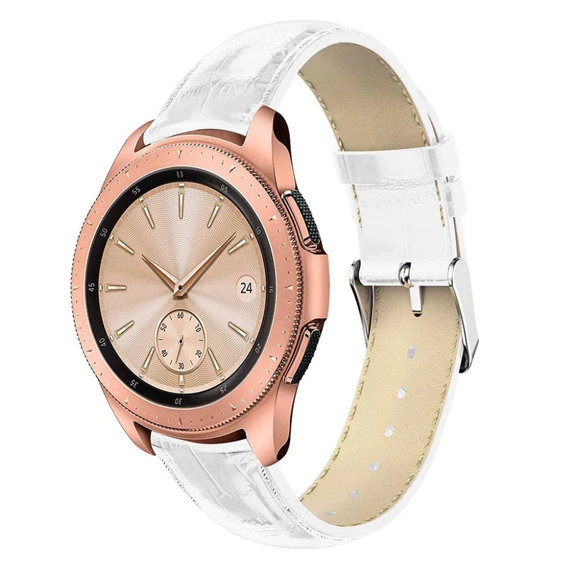 Entzückend Samsung Galaxy Watch (42mm) Echtes Leder armband