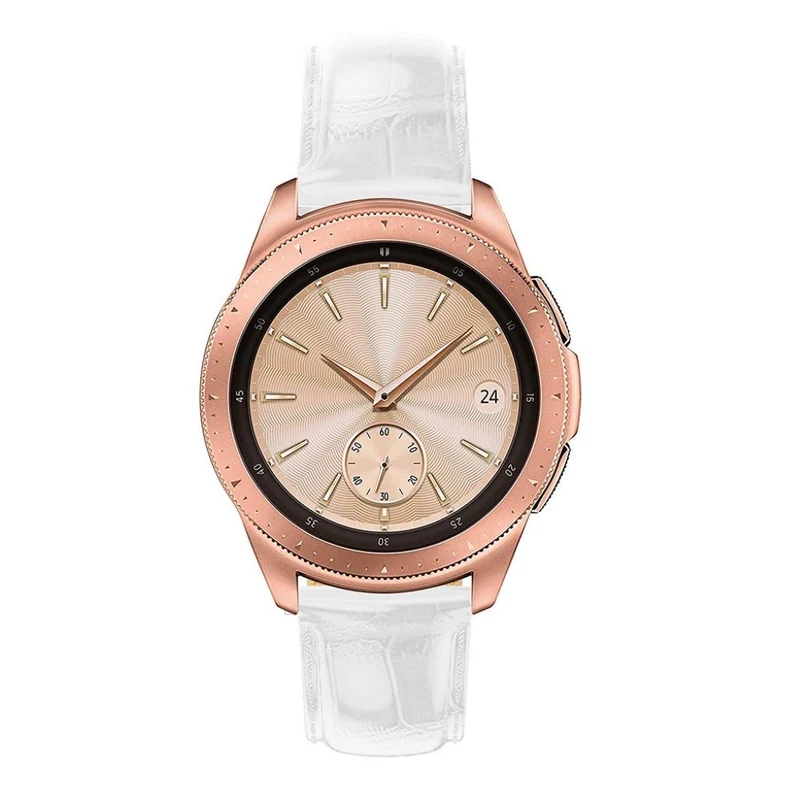 Entzückend Samsung Galaxy Watch (42mm) Echtes Leder armband