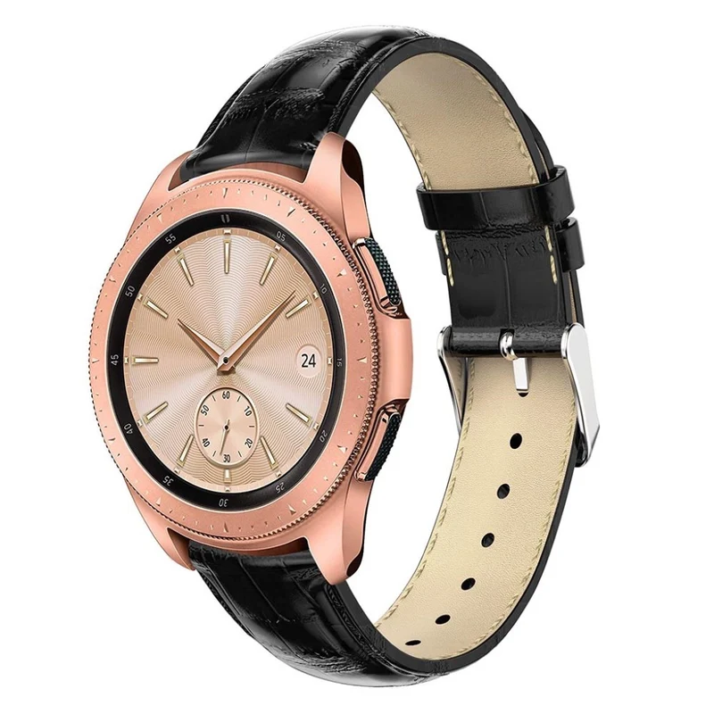 Entzückend Samsung Galaxy Watch (42mm) Echtes Leder armband