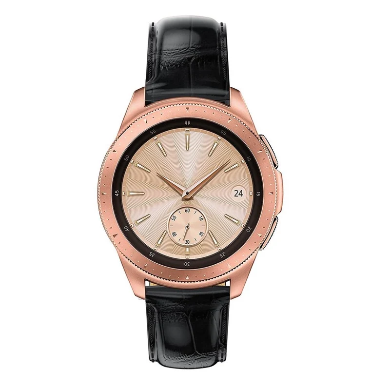 Entzückend Samsung Galaxy Watch (42mm) Echtes Leder armband