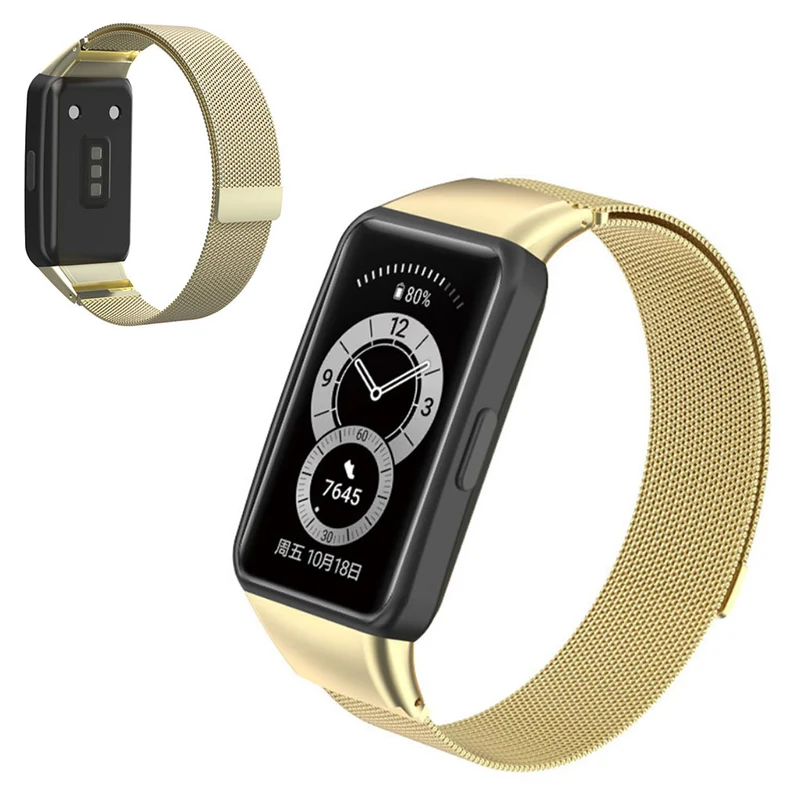 Auffallend stilvoll Honor Band 6 Metall armband