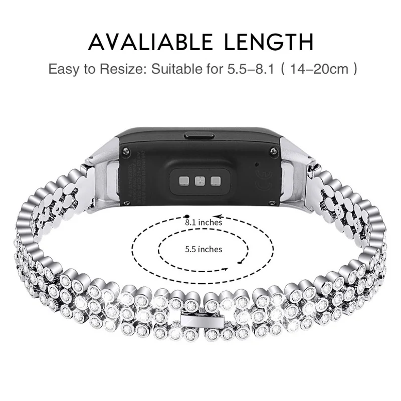 Mega elegant Samsung Galaxy Fit Metall und Strass armband
