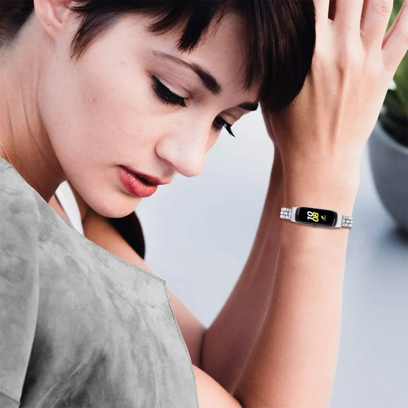 Mega elegant Samsung Galaxy Fit Metall und Strass armband