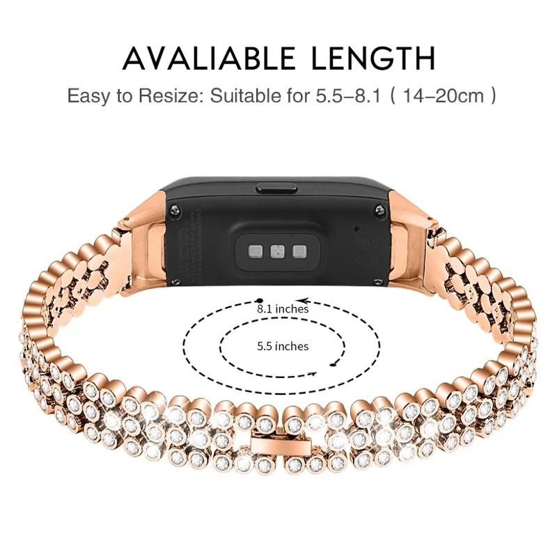 Mega elegant Samsung Galaxy Fit Metall und Strass armband