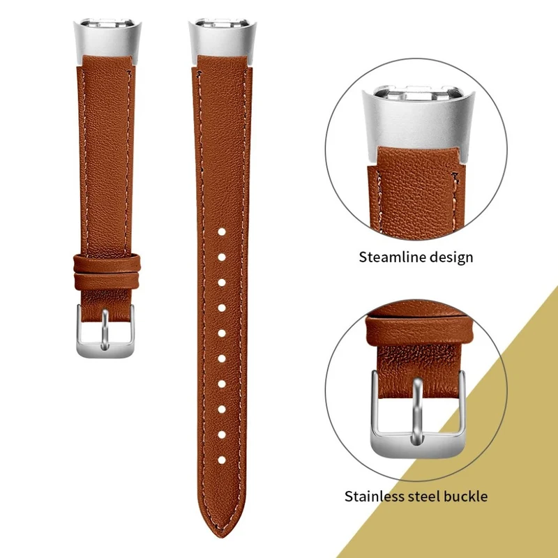 Stark Samsung Galaxy Fit Echtes Leder armband