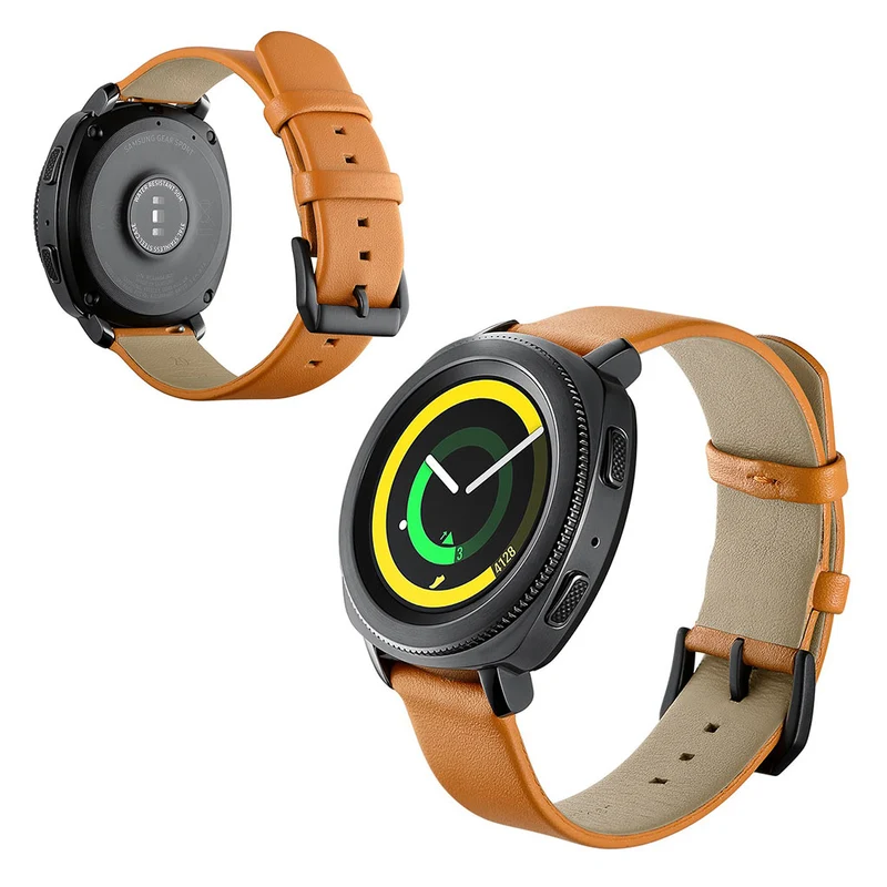 Sehr cool Samsung Gear Sport Echtes Leder armband
