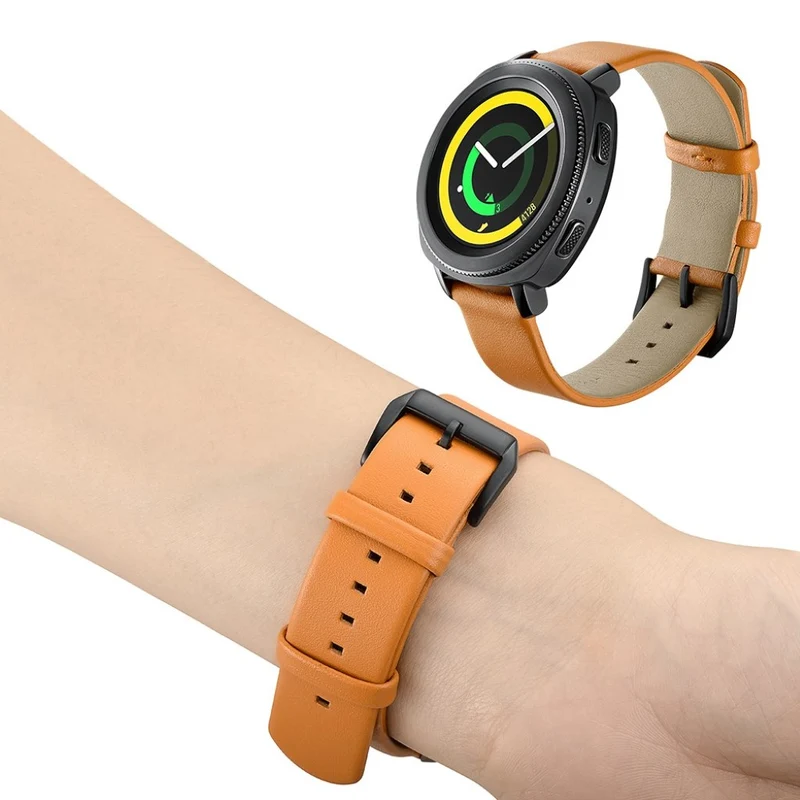 Sehr cool Samsung Gear Sport Echtes Leder armband