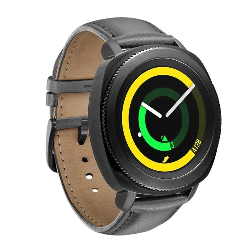Auffallend stilvoll Samsung Gear Sport Echtes Leder armband