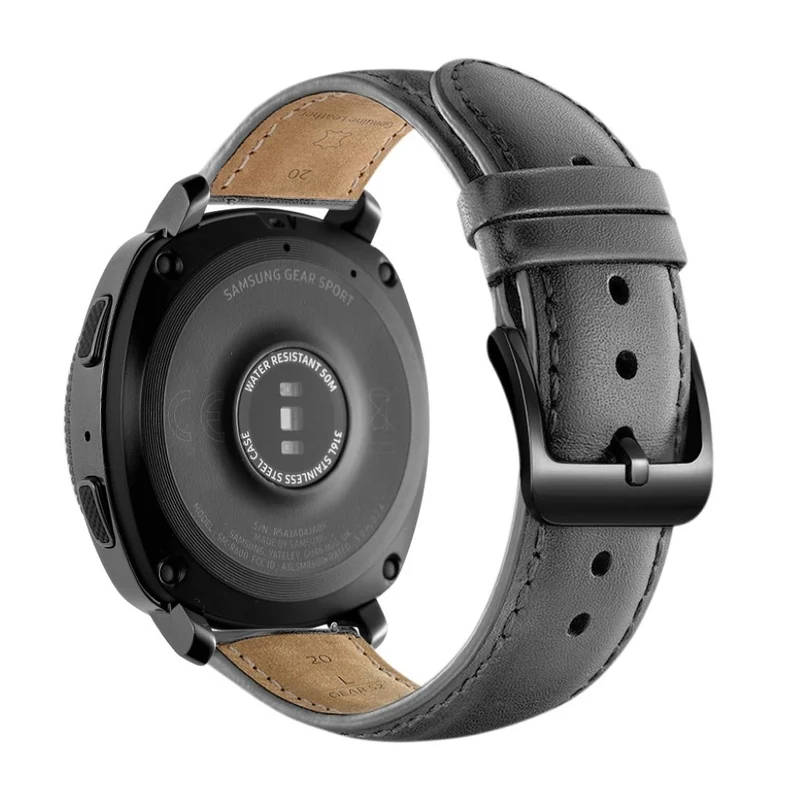 Auffallend stilvoll Samsung Gear Sport Echtes Leder armband