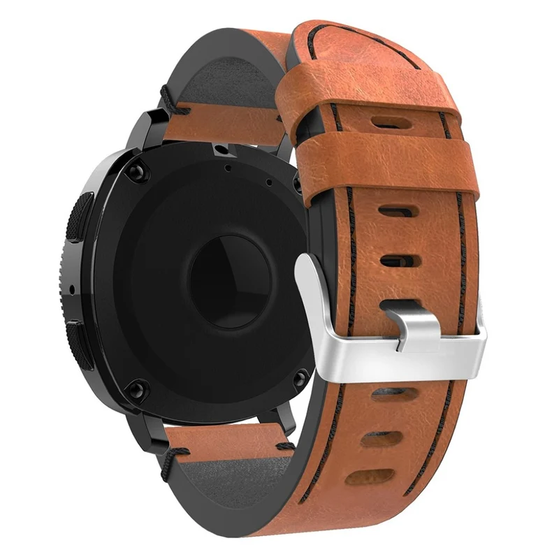 Auffallend schön Samsung Gear Sport Echtes Leder armband