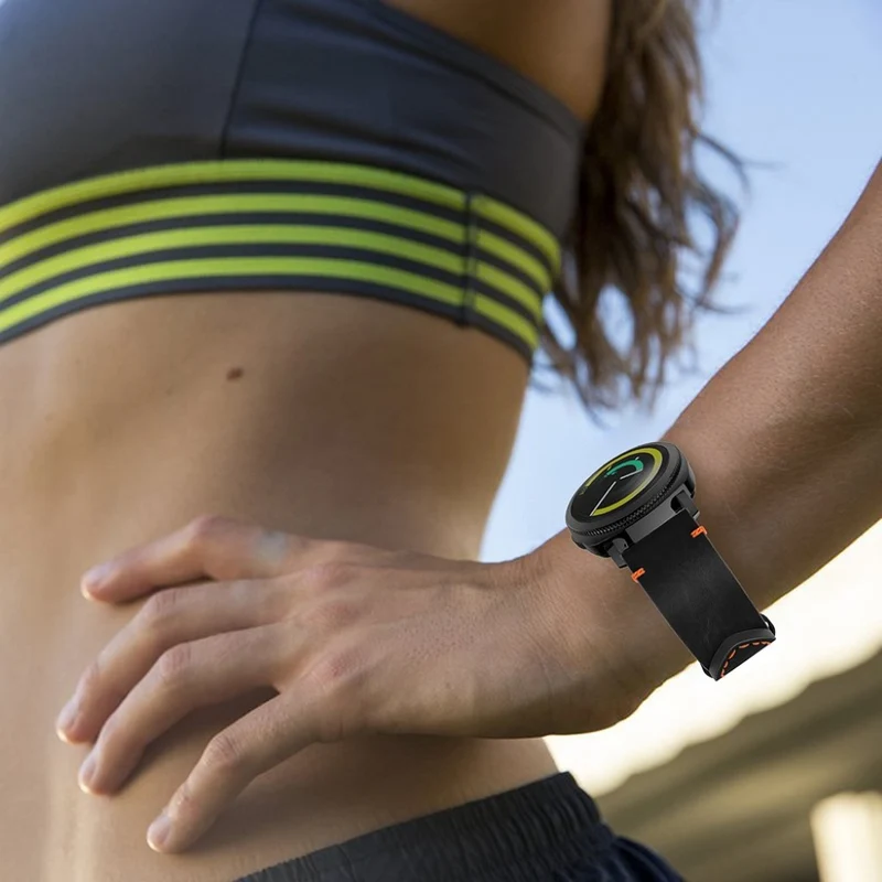 Auffallend schön Samsung Gear Sport Echtes Leder armband