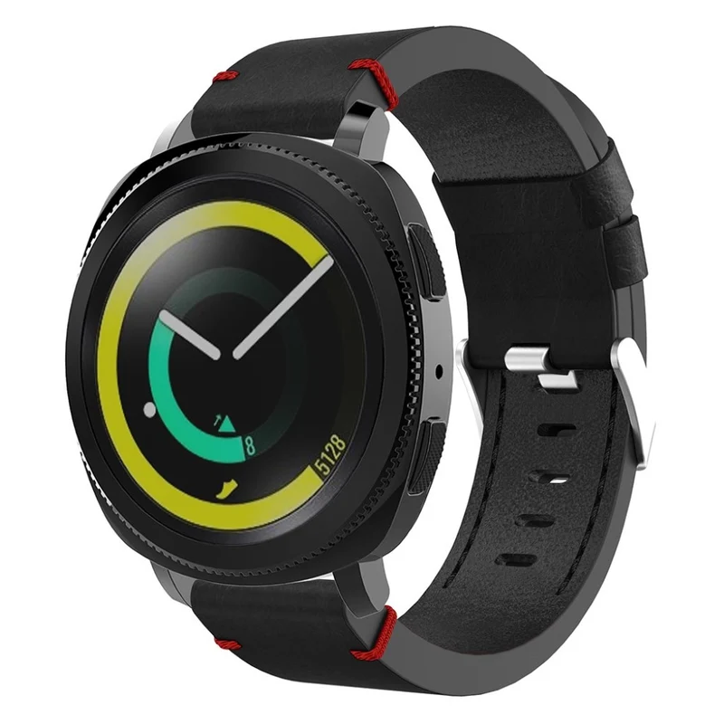 Auffallend schön Samsung Gear Sport Echtes Leder armband