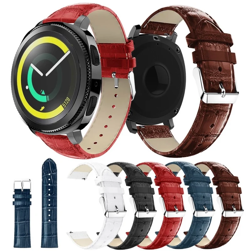 Sehr schön Samsung Gear Sport Echtes Leder armband
