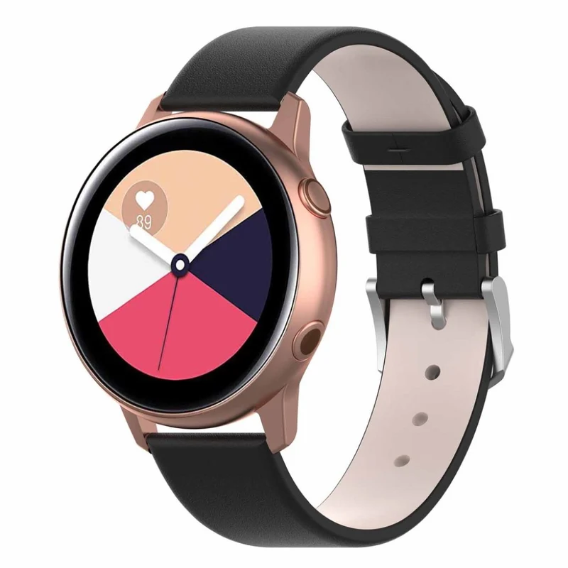 Bequem Samsung Galaxy Watch Active Kunstleder armband