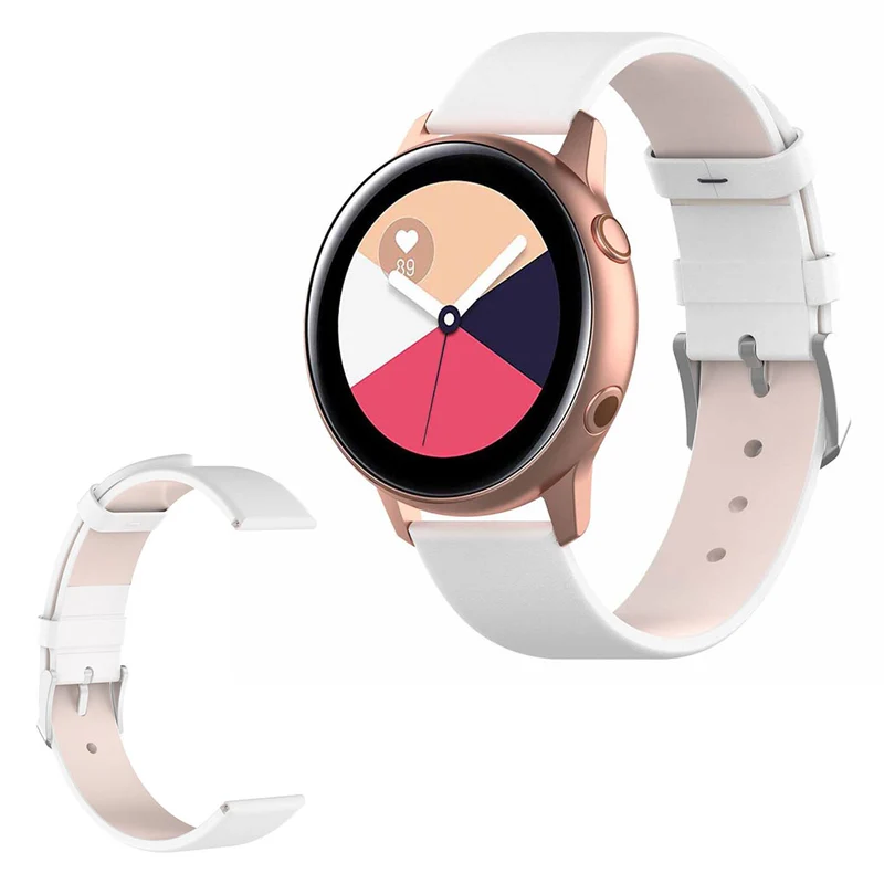 Bequem Samsung Galaxy Watch Active Kunstleder armband
