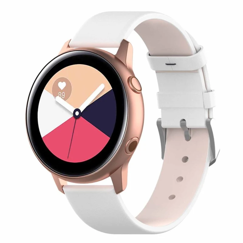 Bequem Samsung Galaxy Watch Active Kunstleder armband