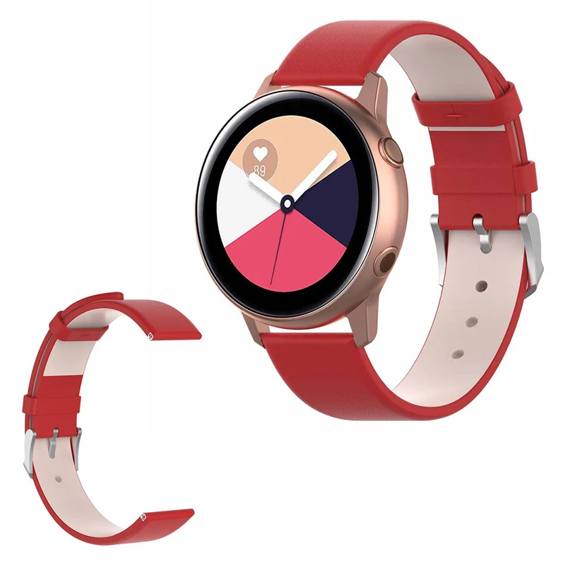 Bequem Samsung Galaxy Watch Active Kunstleder armband