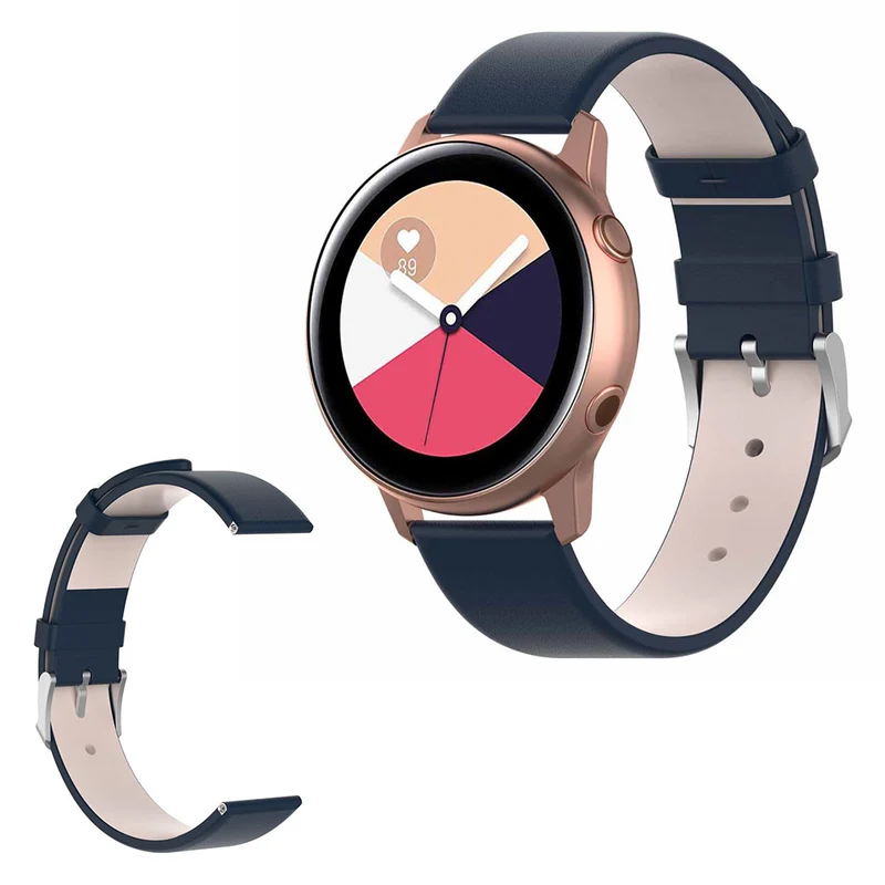 Bequem Samsung Galaxy Watch Active Kunstleder armband