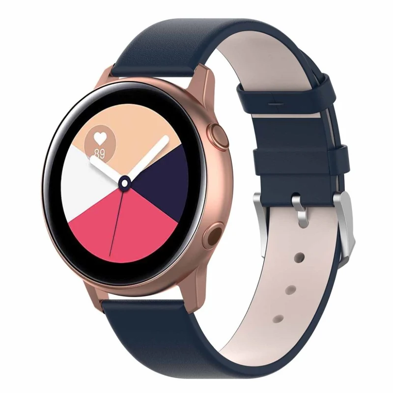 Bequem Samsung Galaxy Watch Active Kunstleder armband